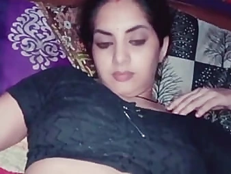 Monu, the insatiable Indian teen, fucks her stepbro in Hindi & takes his explosion in her mouth