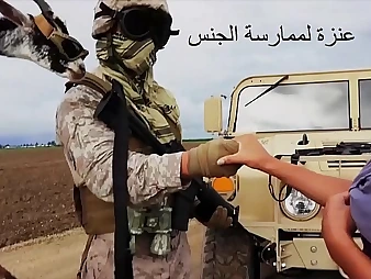 Arab prostitute pays Turkish soldier far a screw around with be advantageous to his military unalterable