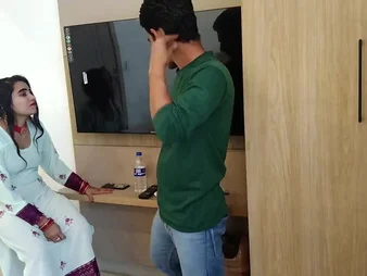 Indian Desi Bhabhi Taught a Lesson surpassing TV & Gets Roughly Fucked in The brush Glum Roleplay