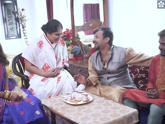 Desi Aunty gets her taut spoils porked rock-hard by her Indian edict son-in-law