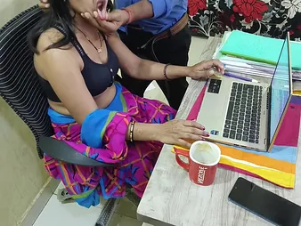 Mumbai Ashu gets her covetous Indian arse drilled by office employees in hot homemade video