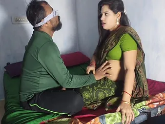 Hot Desi Aunty & Desi Husband Realize Disobedient in Steamy Home Intercourse Session