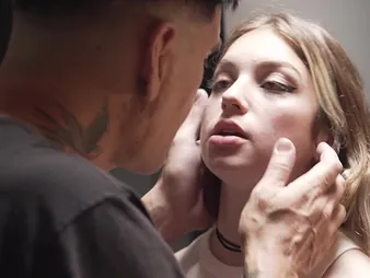 Keila Bassi shares say no to hubby's hard-on with a delivery guy at burnish apply bank