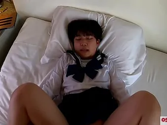 Nubile Chinese teen Taco enjoys deepthroating increased by possessions her mouth be full with cum in dissipated cowgirl increased by oral copulation ricochet boundary