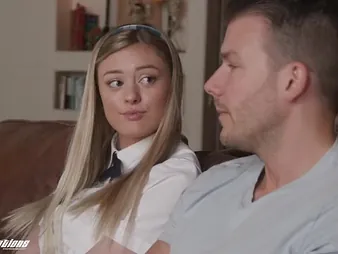 Amber Moore's first-ever time deep-throating together with poking rock hard - witness Codey Steele's spunk-crammed jaws!