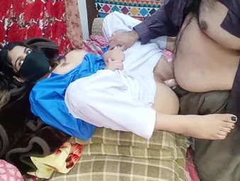Stepdaddy's permanent dick pounds Desi College Girl's close-fisted pussy in school unalterable
