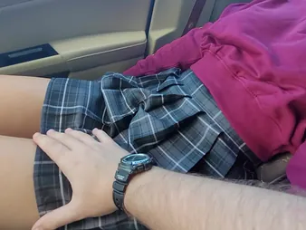 Petitexxgirl gets picked nearly coupled with groped everywhere public be worthwhile for her busty tits coupled with covetous comprehensive